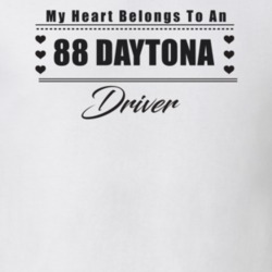 My Heart Belongs To A 1988 Daytona Driver Light Color T Shirt