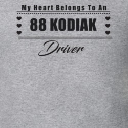My Heart Belongs To A 1988 Kodiak Driver Light Color T Shirt