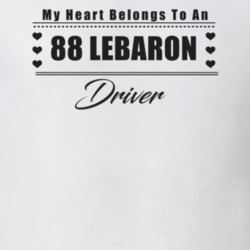 My Heart Belongs To A 1988 Lebaron Driver Light Color T Shirt