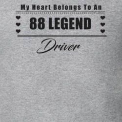 My Heart Belongs To A 1988 Legend Driver Light Color T Shirt