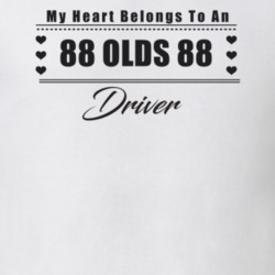 My Heart Belongs To A 1988 Olds 88 Driver Light Color T Shirt