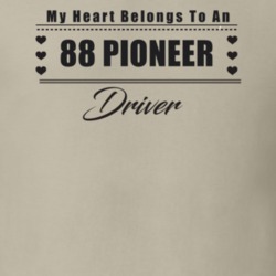 My Heart Belongs To A 1988 Pioneer Driver Light Color T Shirt