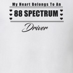 My Heart Belongs To A 1988 Spectrum Driver Light Color T Shirt