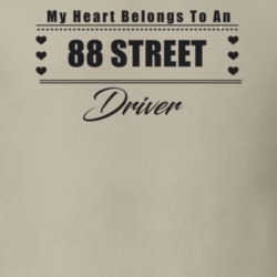 My Heart Belongs To A 1988 Street Driver Light Color T Shirt