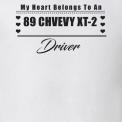 My Heart Belongs To A 1989 Chvevy Xt-2 Driver Light Color T Shirt