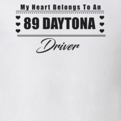 My Heart Belongs To A 1989 Daytona Driver Light Color T Shirt
