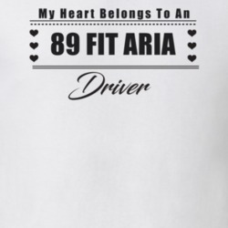 My Heart Belongs To A 1989 Fit Aria Driver Light Color T Shirt