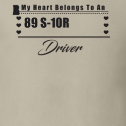 My Heart Belongs To A 1989 S-10 Blazer Driver Light Color T Shirt