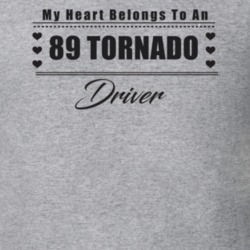 My Heart Belongs To A 1989 Tornado Driver Light Color T Shirt