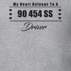 My Heart Belongs To A 1990 454 Ss Driver Light Color T Shirt