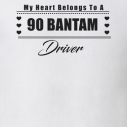 My Heart Belongs To A 1990 Bantam Driver Light Color T Shirt