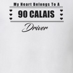 My Heart Belongs To A 1990 Calais Driver Light Color T Shirt