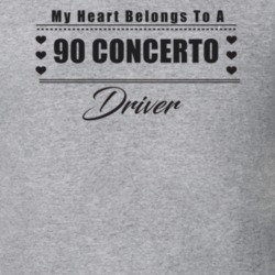 My Heart Belongs To A 1990 Concerto Driver Light Color T Shirt