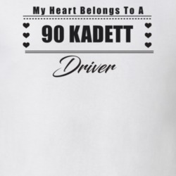 My Heart Belongs To A 1990 Kadett Driver Light Color T Shirt