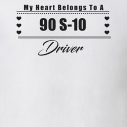 My Heart Belongs To A 1990 S-10 Driver Light Color T Shirt