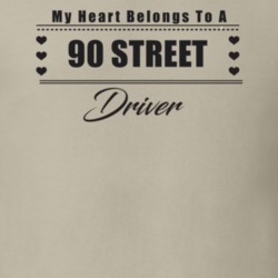 My Heart Belongs To A 1990 Street Driver Light Color T Shirt