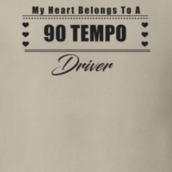 My Heart Belongs To A 1990 Tempo Driver Light Color T Shirt
