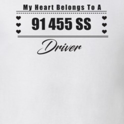 My Heart Belongs To A 1991 455 Ss Driver Light Color T Shirt