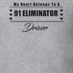 My Heart Belongs To A 1991 Eliminator Driver Light Color T Shirt