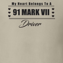 My Heart Belongs To A 1991 Mark Vii Driver Light Color T Shirt