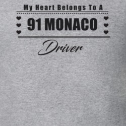 My Heart Belongs To A 1991 Monaco Driver Light Color T Shirt