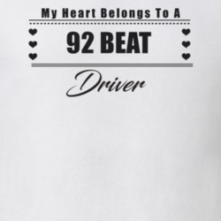 My Heart Belongs To A 1992 Beat Driver Light Color T Shirt