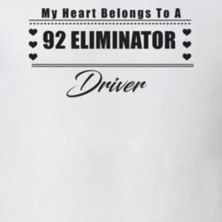 My Heart Belongs To A 1992 Eliminator Driver Light Color T Shirt