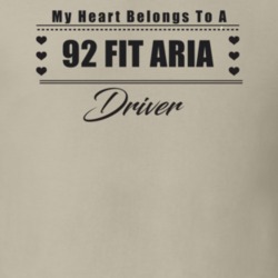 My Heart Belongs To A 1992 Fit Aria Driver Light Color T Shirt