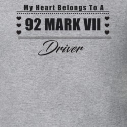 My Heart Belongs To A 1992 Mark Vii Driver Light Color T Shirt