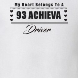 My Heart Belongs To A 1993 Achieva Driver Light Color T Shirt