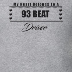 My Heart Belongs To A 1993 Beat Driver Light Color T Shirt