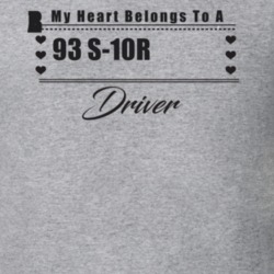 My Heart Belongs To A 1993 S-10 Blazer Driver Light Color T Shirt