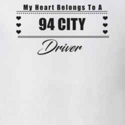 My Heart Belongs To A 1994 City Driver Light Color T Shirt