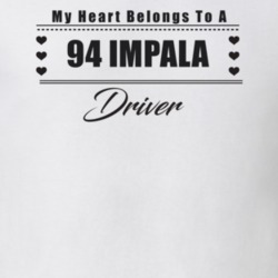 My Heart Belongs To A 1994 Impala Driver Light Color T Shirt