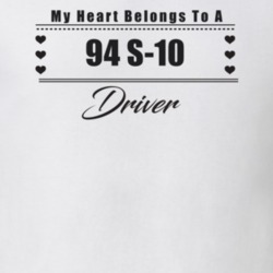 My Heart Belongs To A 1994 S-10 Driver Light Color T Shirt