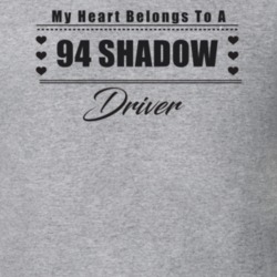 My Heart Belongs To A 1994 Shadow Driver Light Color T Shirt