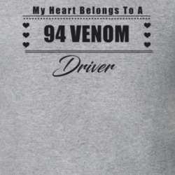 My Heart Belongs To A 1994 Venom Driver Light Color T Shirt
