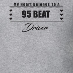 My Heart Belongs To A 1995 Beat Driver Light Color T Shirt