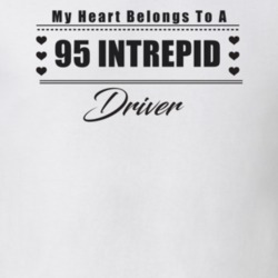 My Heart Belongs To A 1995 Intrepid Driver Light Color T Shirt