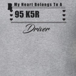 My Heart Belongs To A 1995 K5 Blazer Driver Light Color T Shirt