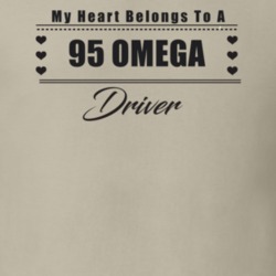 My Heart Belongs To A 1995 Omega Driver Light Color T Shirt