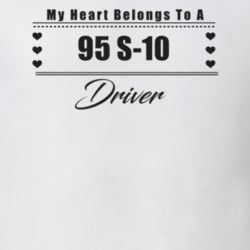 My Heart Belongs To A 1995 S-10 Driver Light Color T Shirt