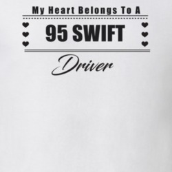 My Heart Belongs To A 1995 Swift Driver Light Color T Shirt