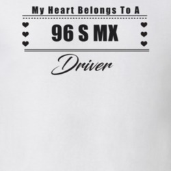 My Heart Belongs To A 1996 S Mx Driver Light Color T Shirt