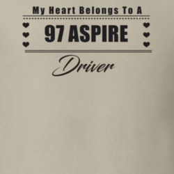My Heart Belongs To A 1997 Aspire Driver Light Color T Shirt