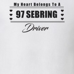 My Heart Belongs To A 1997 Sebring Driver Light Color T Shirt