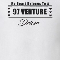 My Heart Belongs To A 1997 Venture Driver Light Color T Shirt