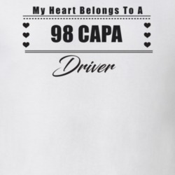 My Heart Belongs To A 1998 Capa Driver Light Color T Shirt