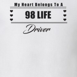 My Heart Belongs To A 1998 Life Driver Light Color T Shirt