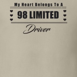My Heart Belongs To A 1998 Limited Driver Light Color T Shirt